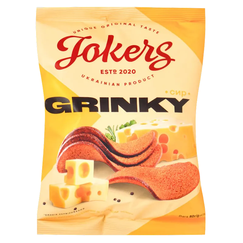 DRY BREAD RYE WHEAT W/CHEESE FLAVOR 20/80GR JOKERS