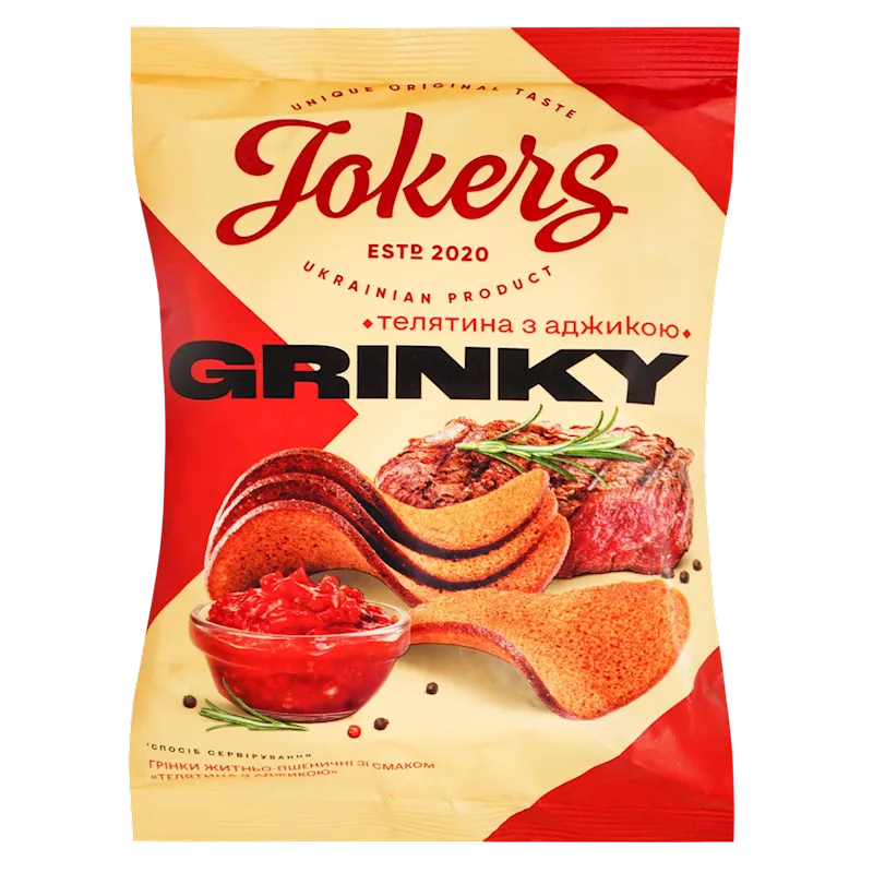 DRY BREAD RYE WHEAT W/VEAL&ADJIKA FLAVOR 20/80GR JOKERS