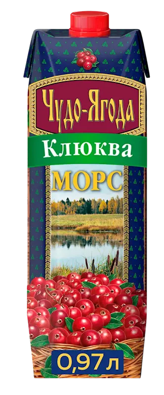 MORS CRANBERRY 12/970ML CHUDO-YAGODA