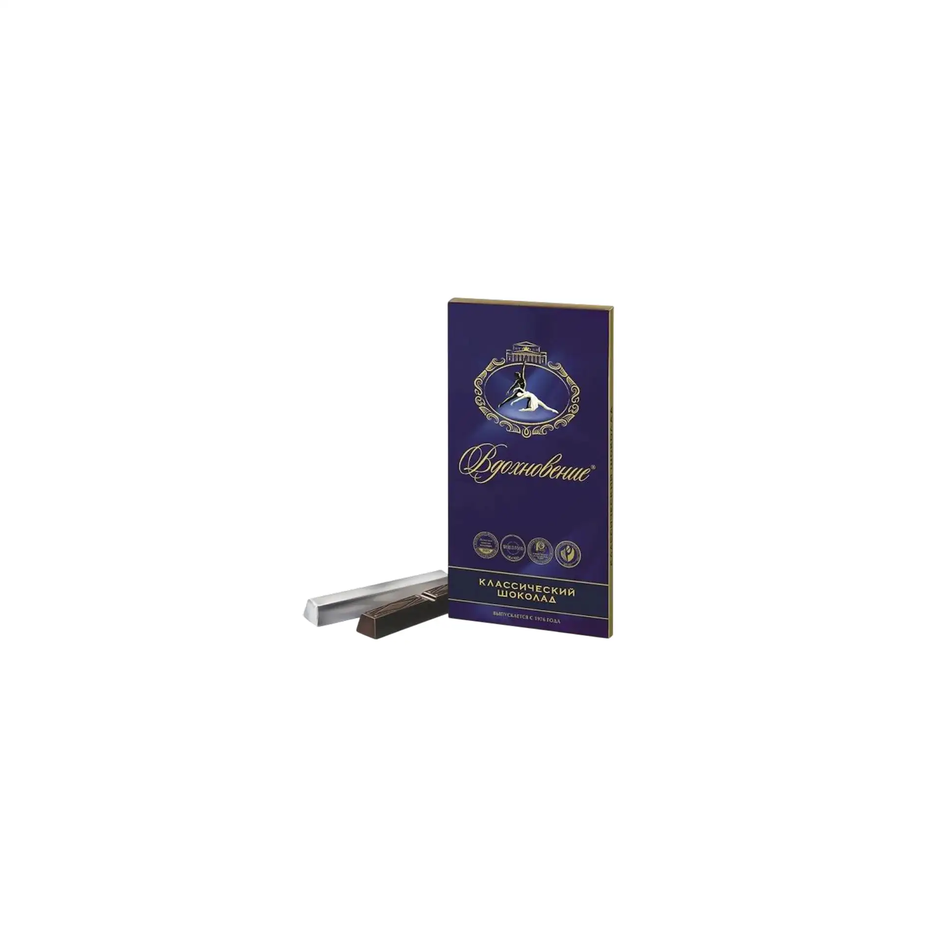 CHOCOLATE BAR VDOHNOVENIE DARK CLASSIC 17/90GR BABAEVSKIY(4)