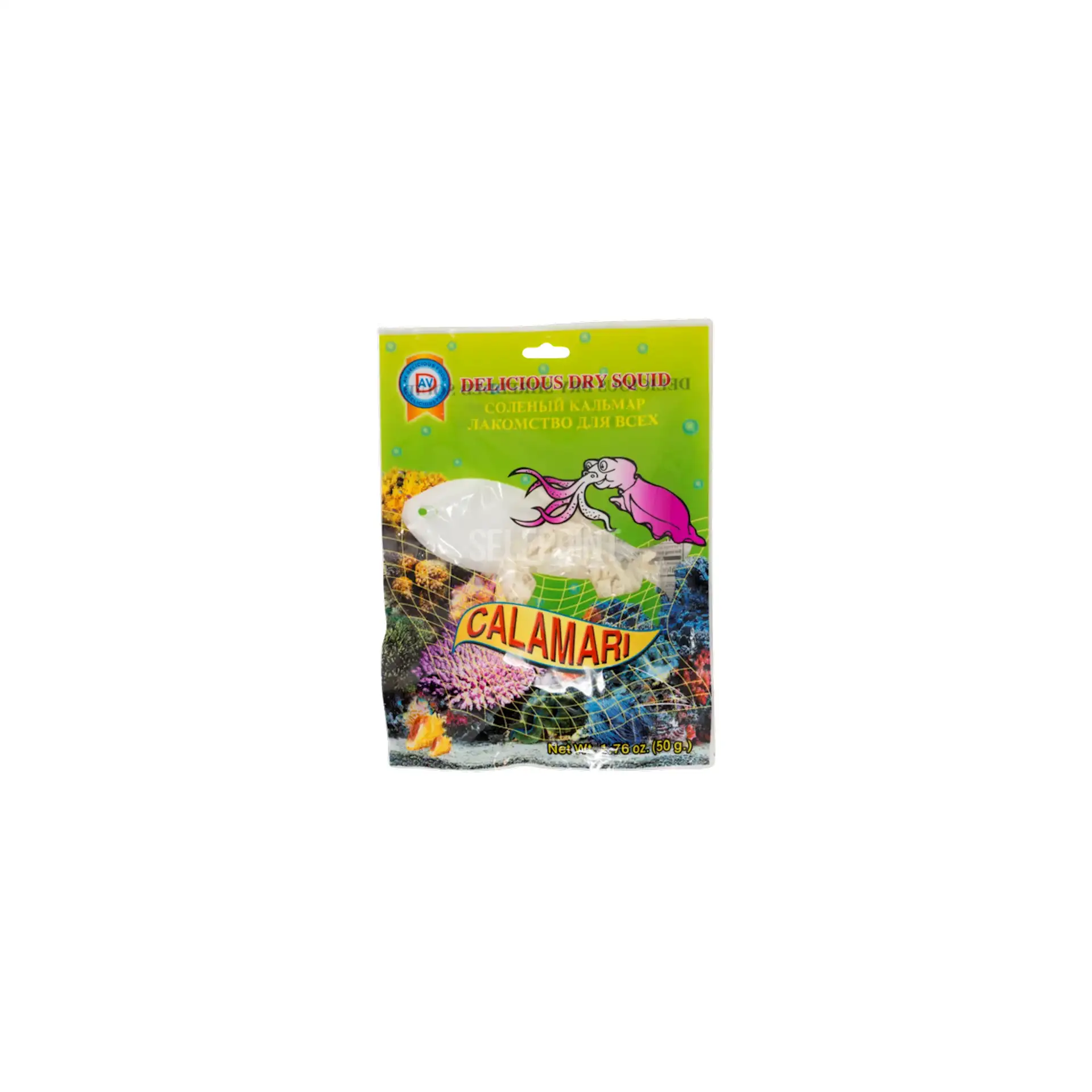 DRY FISH SQUID SHREDDED 10/64GR AV DELICIOUS N AV121(6)