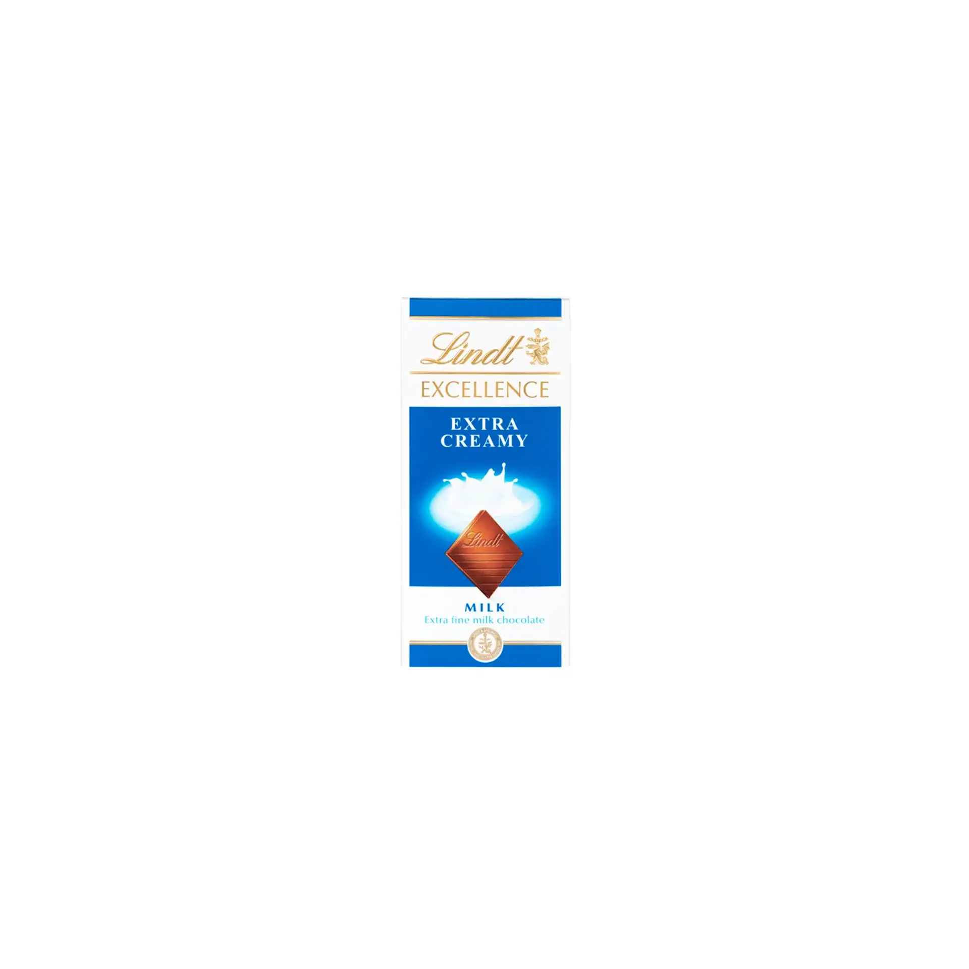 CHOCOLATE BAR MILK EXELLENCE EXTRA CREAMY 12/100GR LINDT N144(12)