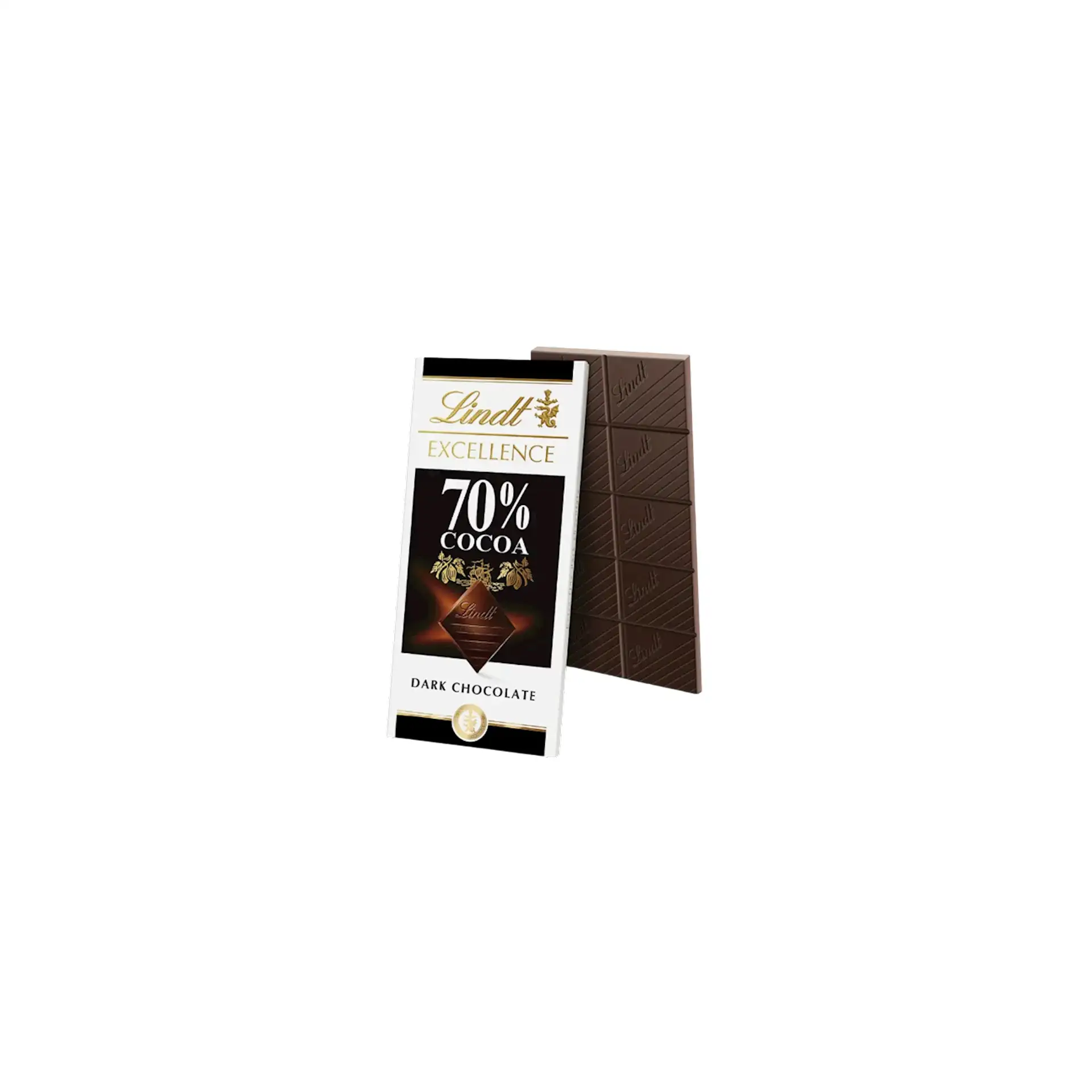 CHOCOLATE BAR DARK EXCELLENCE 70% 12/100GR LINDT N2825(12)