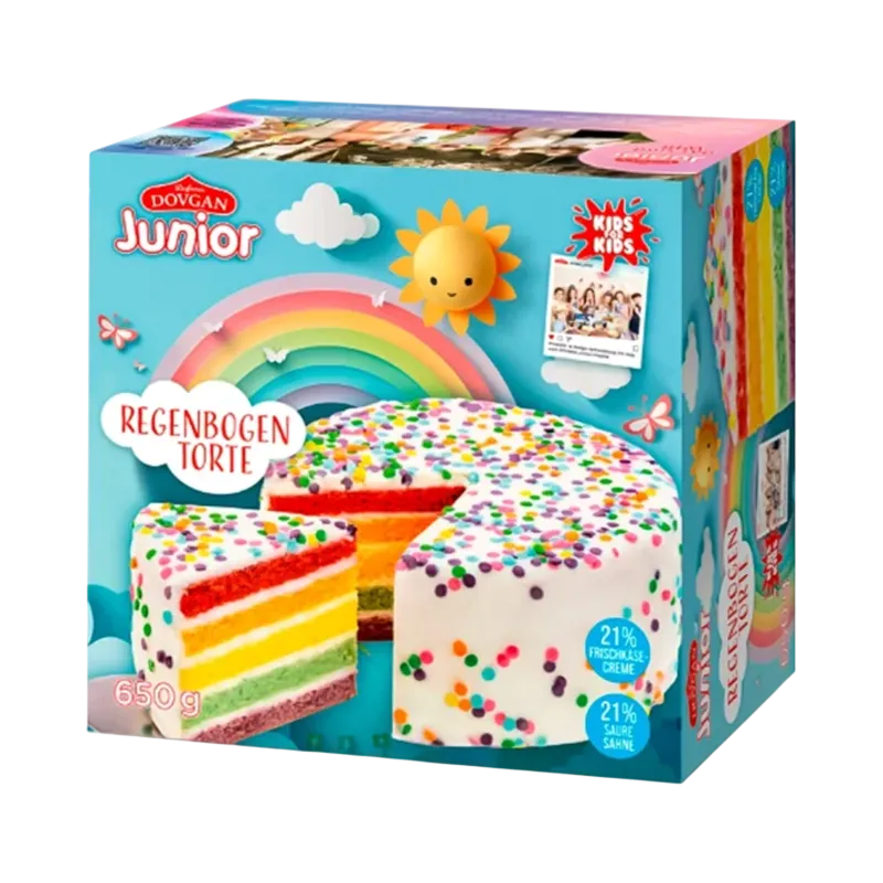CAKE RAINBOW JUNIOR 6/650GR DOVGAN NUS92760650