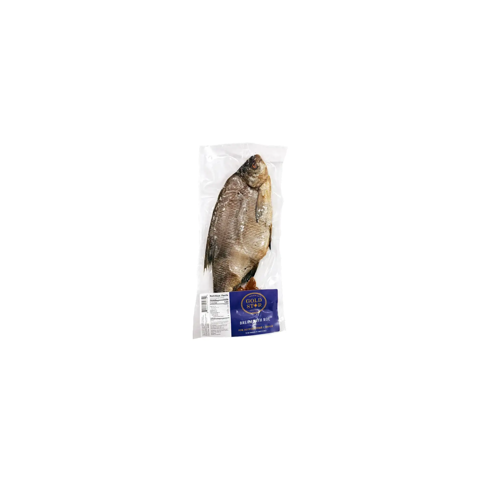 DRIED BREAM W/ROE GUTTED 5/1LB GOLD STAR