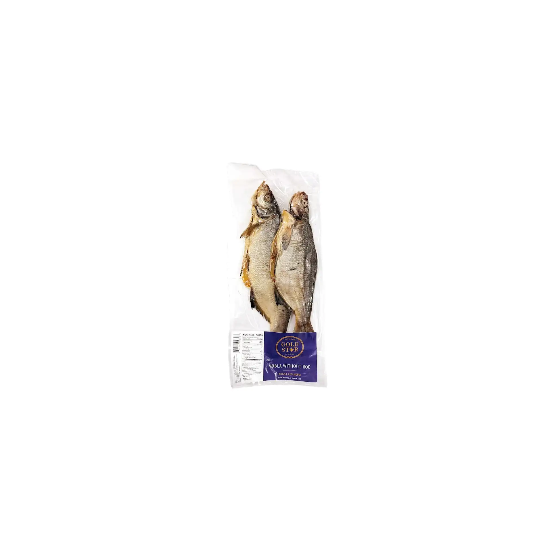 DRIED VOBLA WITHOUT ROE 5/1LB GOLD STAR