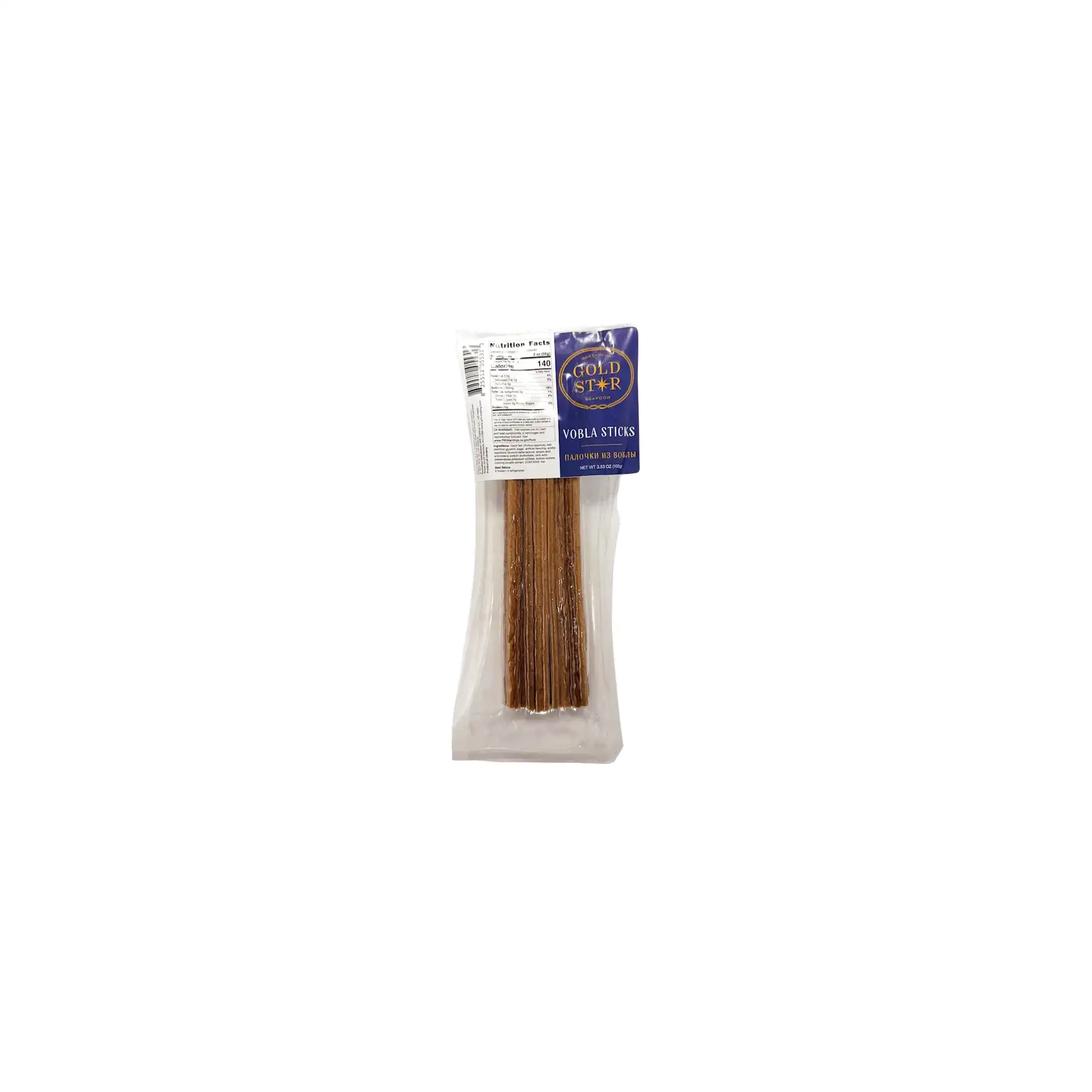 DRIED VOBLA STICKS 12/100GR GOLD STAR