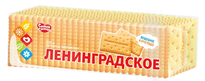 COOKIES LENINGRADSKOE 15/320GR SLADKAYA SLOBODA N27081