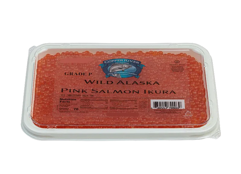 CAVIAR RED PINK SALMON WILD ALASKA 1/250GR COPPER RIVER (32)
