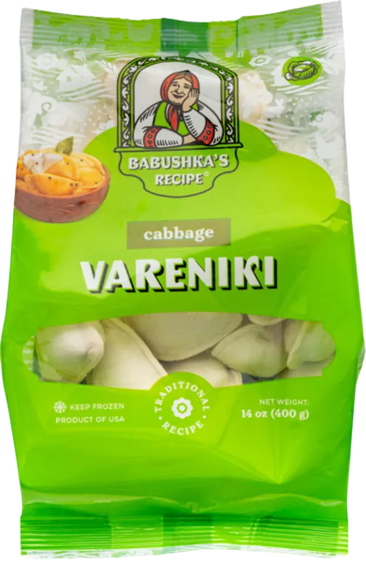 VARENIKI W/CABBAGE 8/400GR BABUSHKA'S RECIPE