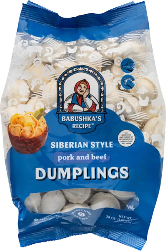 DUMPLINGS SIBERIAN STYLE 6/800GR BABUSHKA'S RECIPE