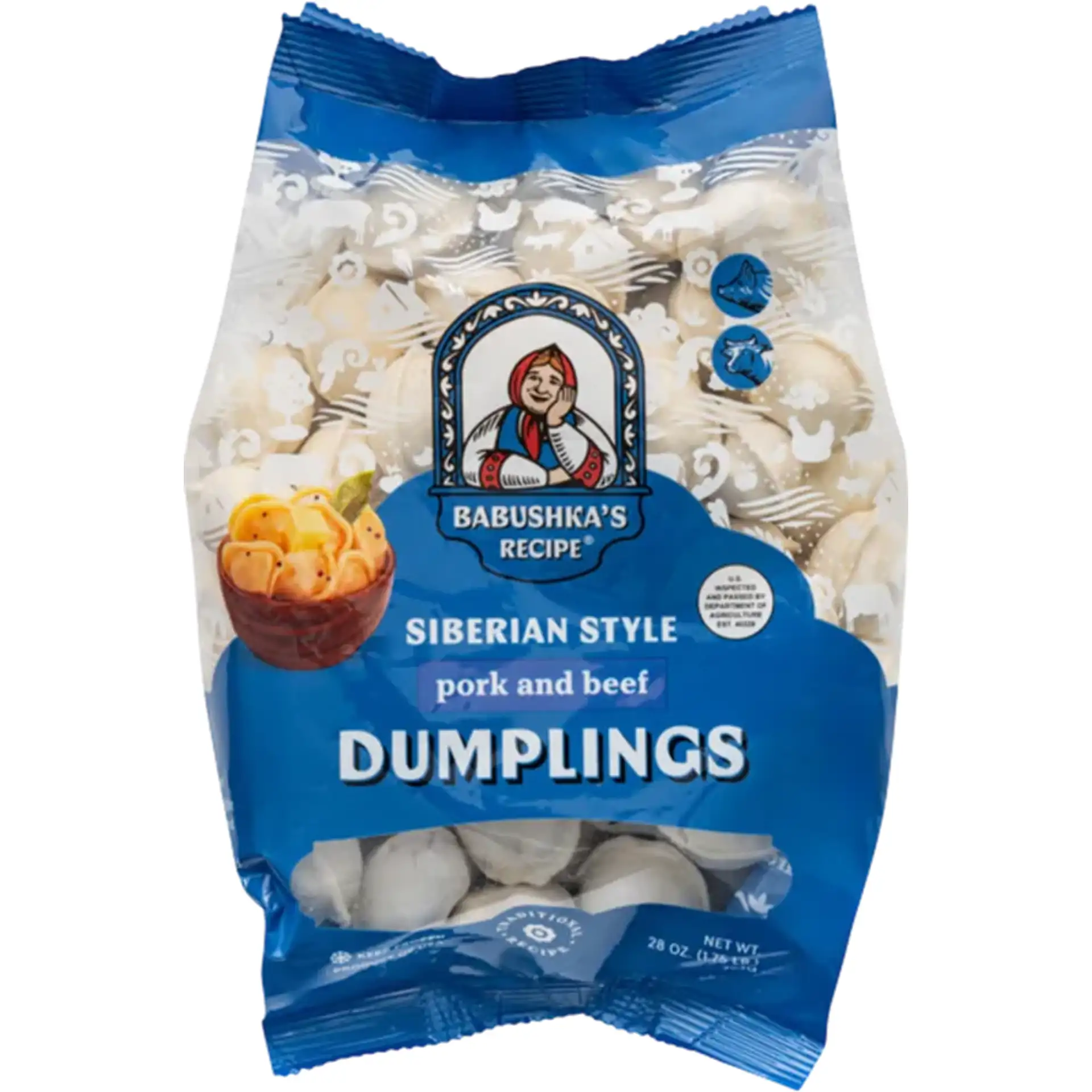 DUMPLINGS SIBERIAN STYLE 6/800GR BABUSHKA'S RECIPE