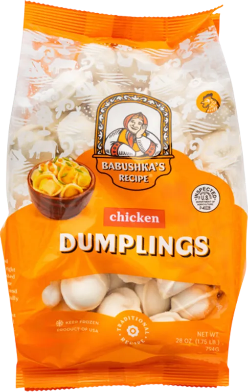 DUMPLINGS W/CHICKEN 6/800GR BABUSHKA'S RECIPE