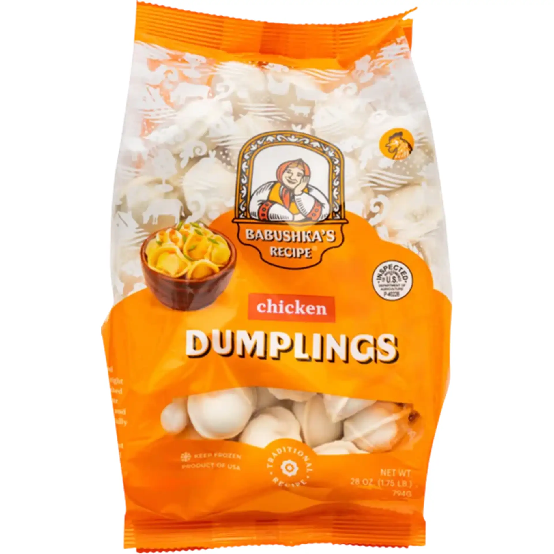 DUMPLINGS W/CHICKEN 6/800GR BABUSHKA'S RECIPE