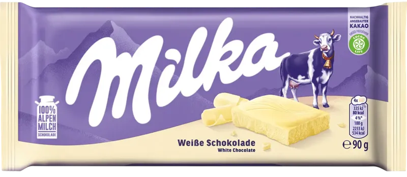 CHOCOLATE BAR MILK W/WHOLE HAZELNUTS 17/95GR MILKA