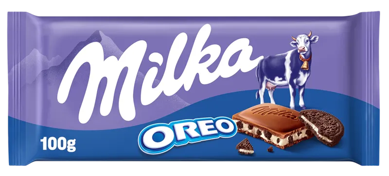 CHOCOLATE BAR OREO 22/100GR MILKA