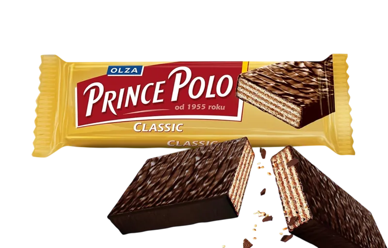 WAFFLES IN DARK CHOCOLATE CLASSIC XXL 45/45GR PRINCE POLO