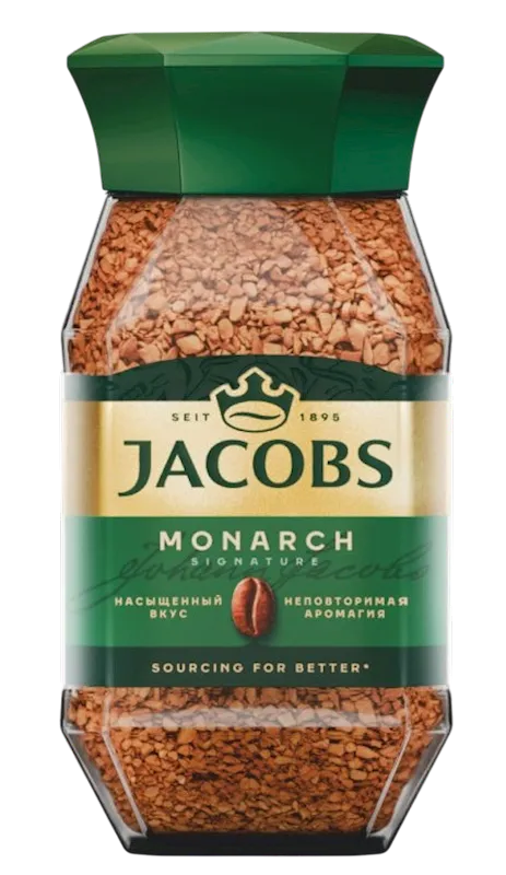 COFFEE INSTANT MONARCH GLASS 6/95GR JACOBS