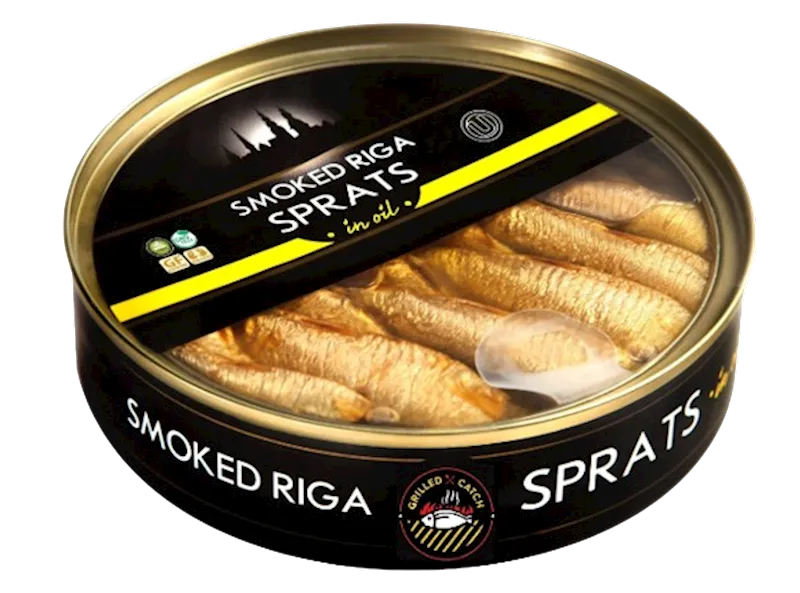 SPRATS RIGA IN OIL E/O 10/160GR BRIVAIS VILNIS (4) N0890
