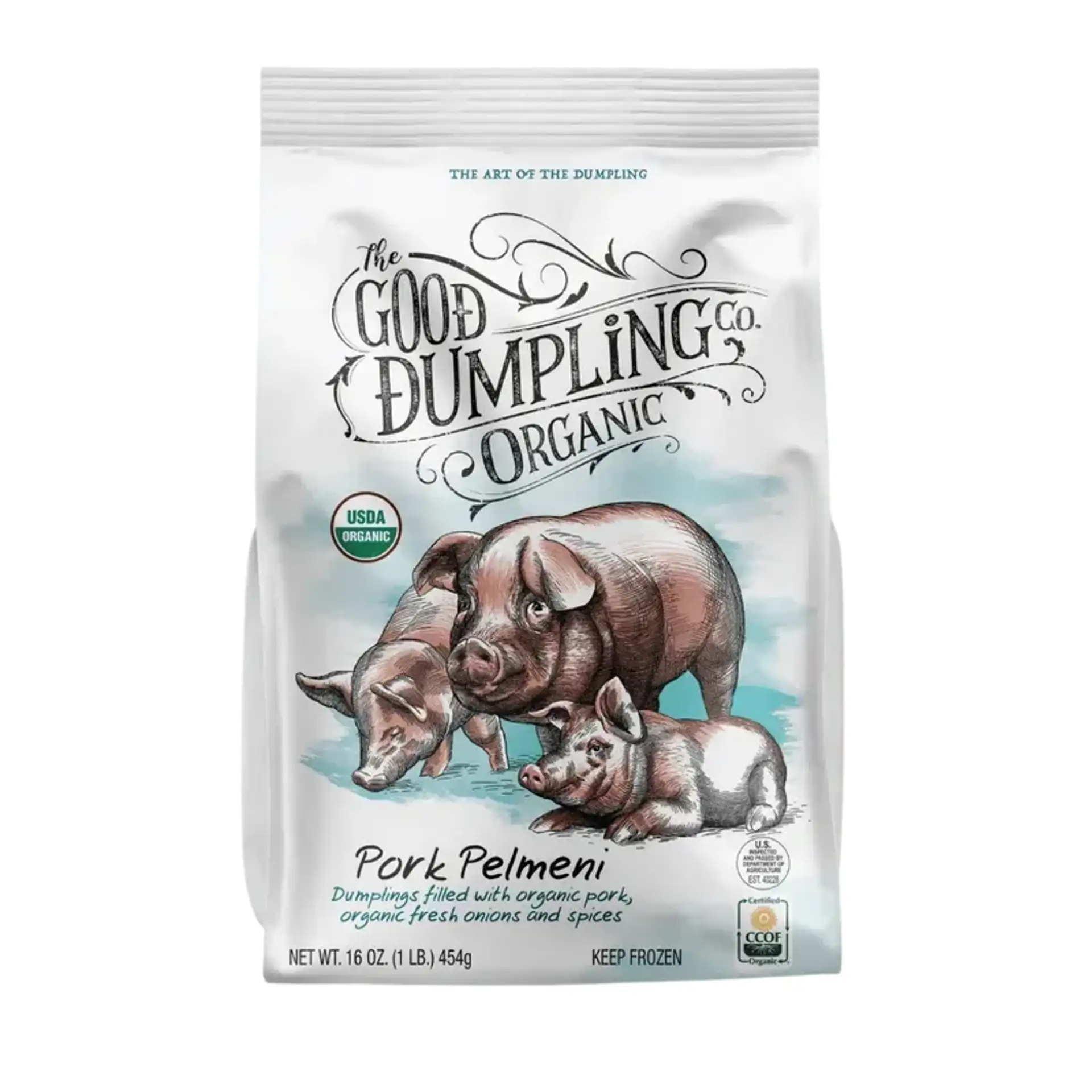DUMPLINGS W/PORK ORGANIC 12/1LB THE GOOD DUMPLINGS CO. GDPP01