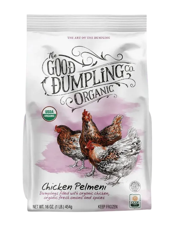 DUMPLINGS W/CHICKEN ORGANIC 12/1LB THE GOOD DUMPLINGS CO. GDPC01