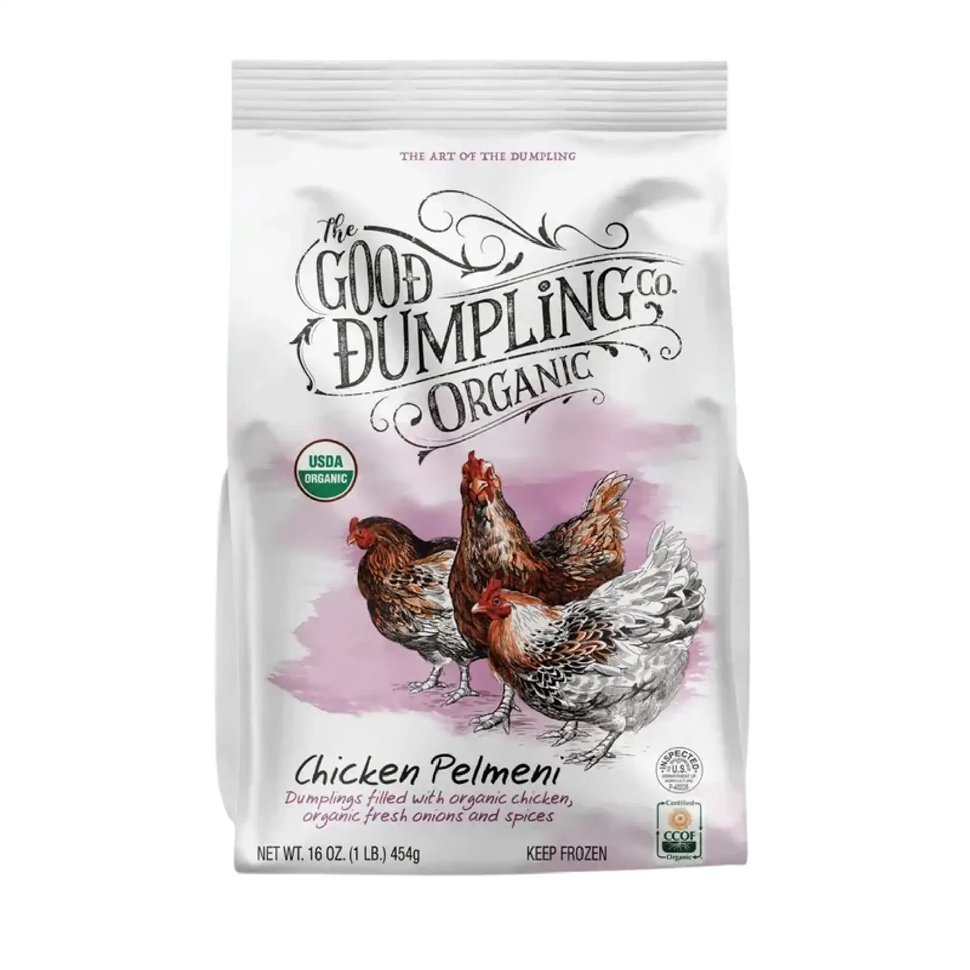 DUMPLINGS W/CHICKEN ORGANIC 12/1LB THE GOOD DUMPLINGS CO. GDPC01