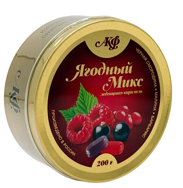 CANDIES PACKED CARAMEL BERRY MIX MONPASIE 18/200GR AZOVSKAYA