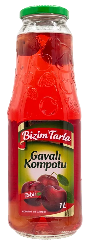 COMPOTE PLUM 12/1L BIZIM TARLA N15012