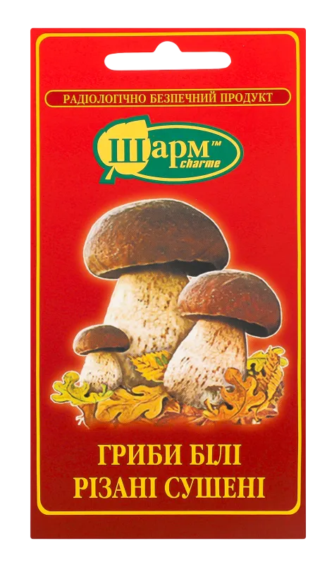 DRIED MUSHROOMS WHITE SLICED 24/15GR CHARME