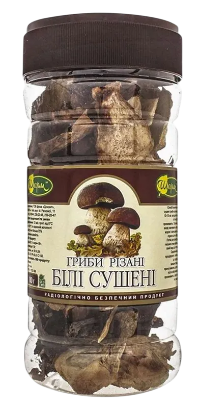 DRIED MUSHROOMS WHITE SLICED 12/80GR CHARME