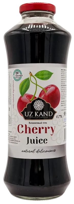 JUICE CHERRY GLASS 8/0.75L UZ KAND