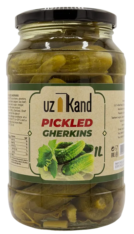 PICKLED GHERKINS 8/1L UZ KAND