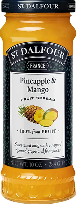 PRESERVE PINEAPPLE&MANGO 6/284GR ST. DALFOUR N969070 (4)