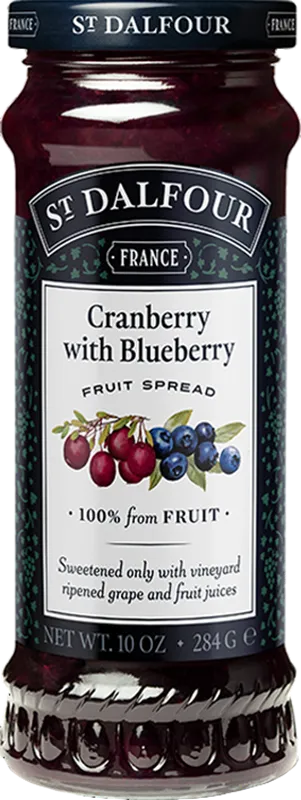PRESERVE CRANBERRY W/BLUEBERRY 6/284GR ST. DALFOUR N969073 (4)