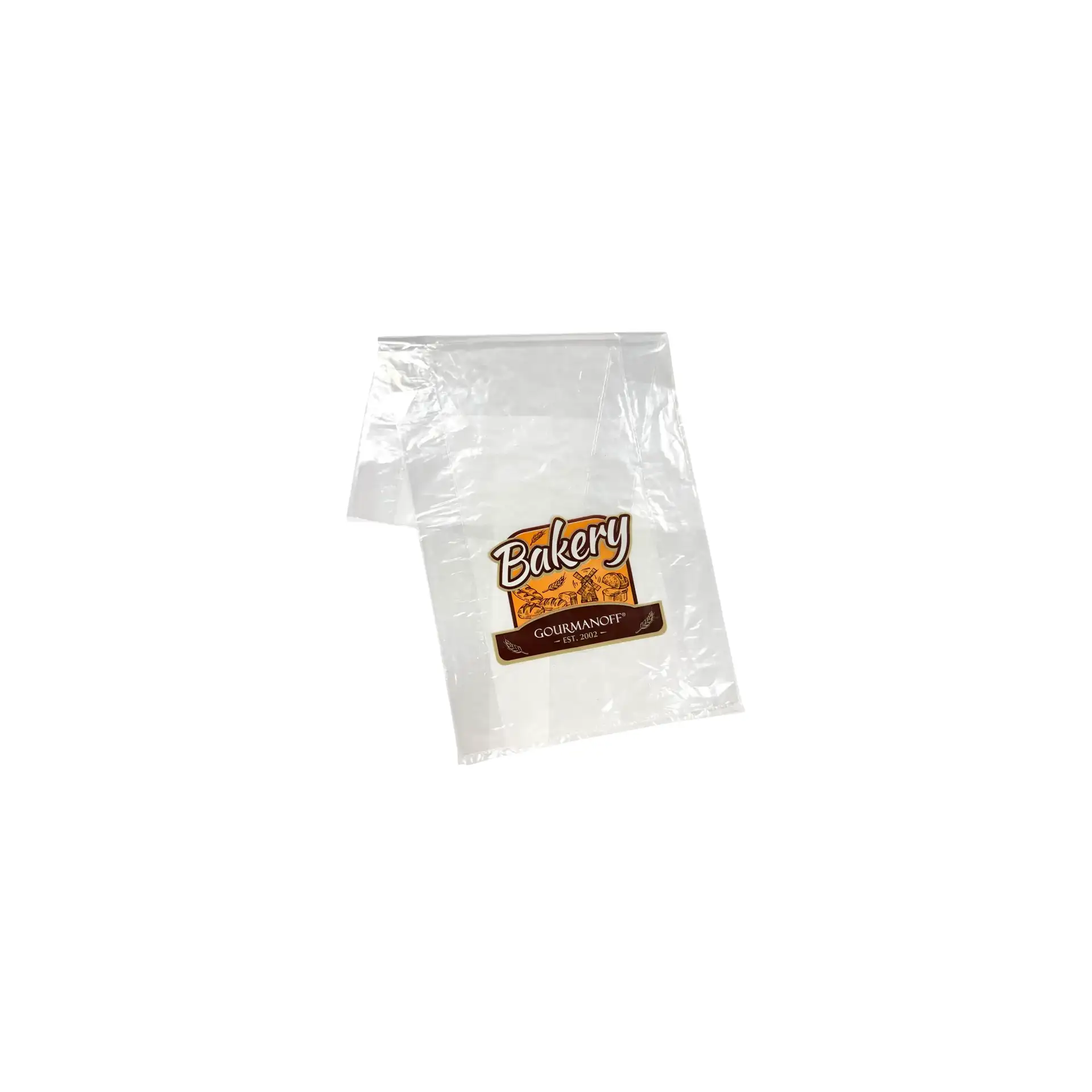 PLASTIC BAG FOR BREAD GOURMANOFF BAKERY 8X2.8X18 1/3000PCS