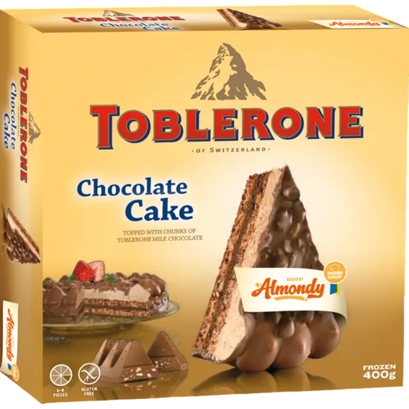 CAKE TOBLERONE 10/400GR ALMONDY