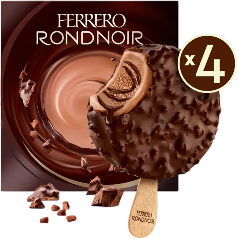 ICE CREAM STICK RONDNOIR 7/(4X70ML) FERRERO ROCHER