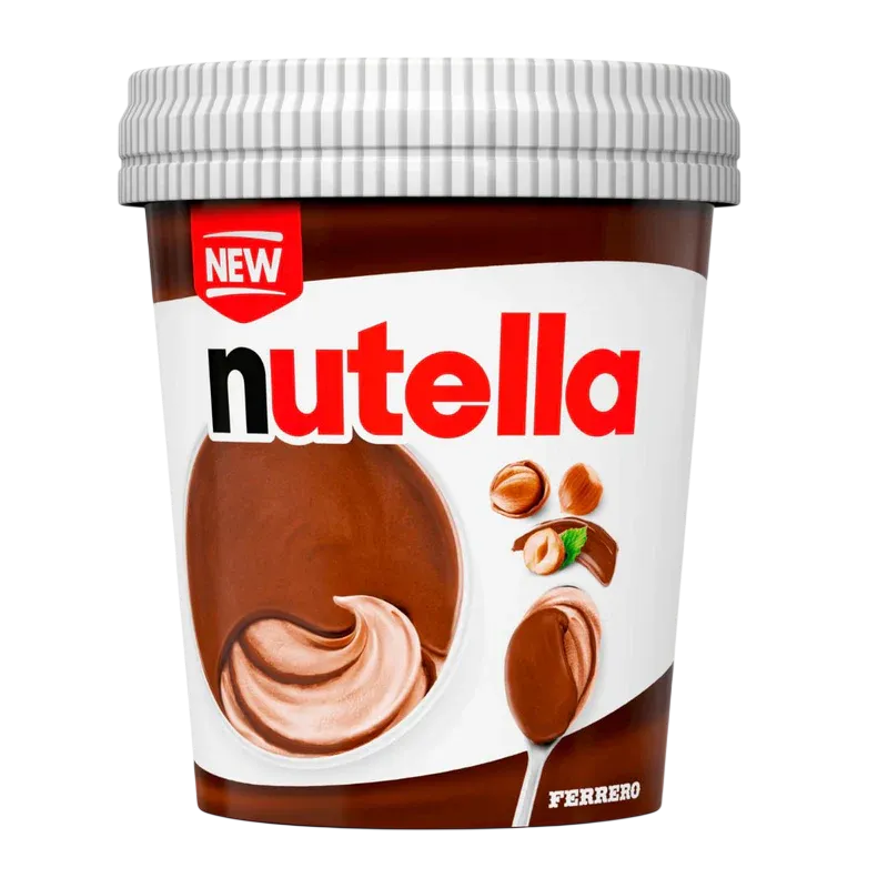 ICE CREAM CHOCOLATE W/HAZELNUT SPREAD POT 8/470ML NUTELLA