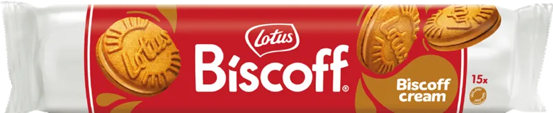 COOKIES W/BISCOFF CREAM 9/150GR LOTUS BISCOFF