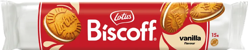 COOKIES W/VANILLA FLAVOR 9/150GR LOTUS BISCOFF