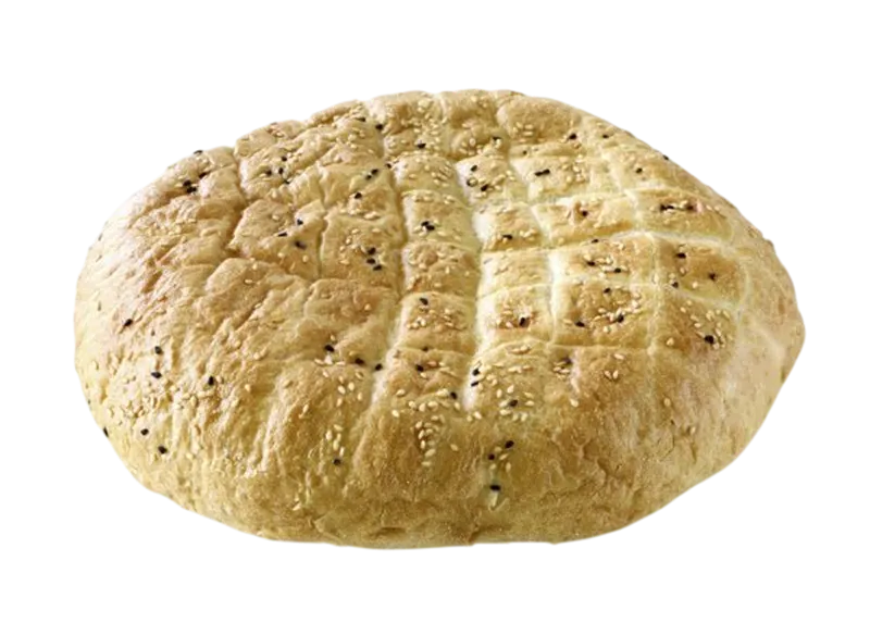 BREAD 2613 PITA LEPESHKA TANDIR W/SESAME&BLACK CARAWAY 8/500GR BACK SHOP