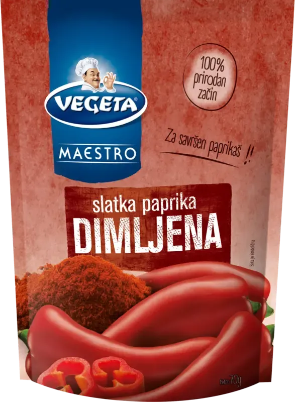 PAPRIKA SMOKED SWEET GROUND 12/70GR PODRAVKA
