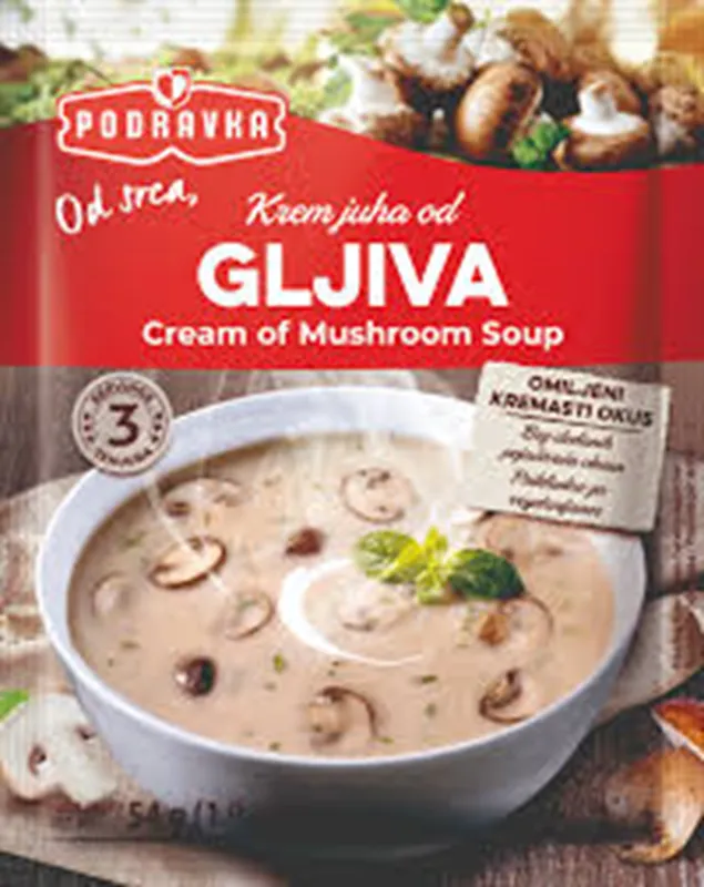 CREAM OF MUSHROOM SOUP MIX 18/54GR PODRAVKA