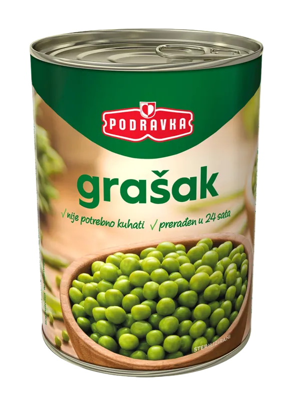 GREEN PEAS 12/420GR PODRAVKA