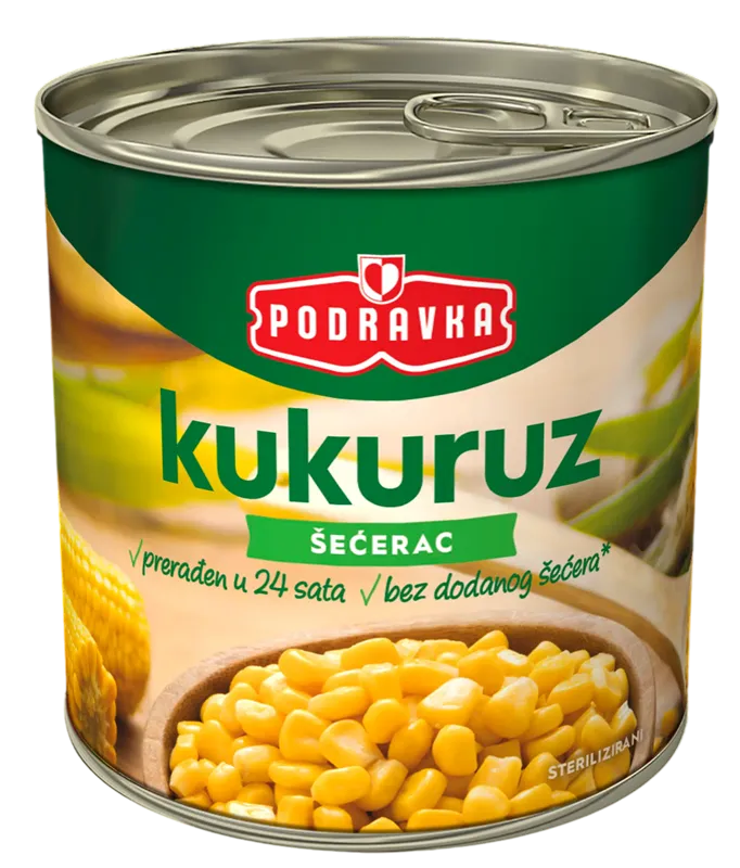 CORN SWEET 12/340GR PODRAVKA