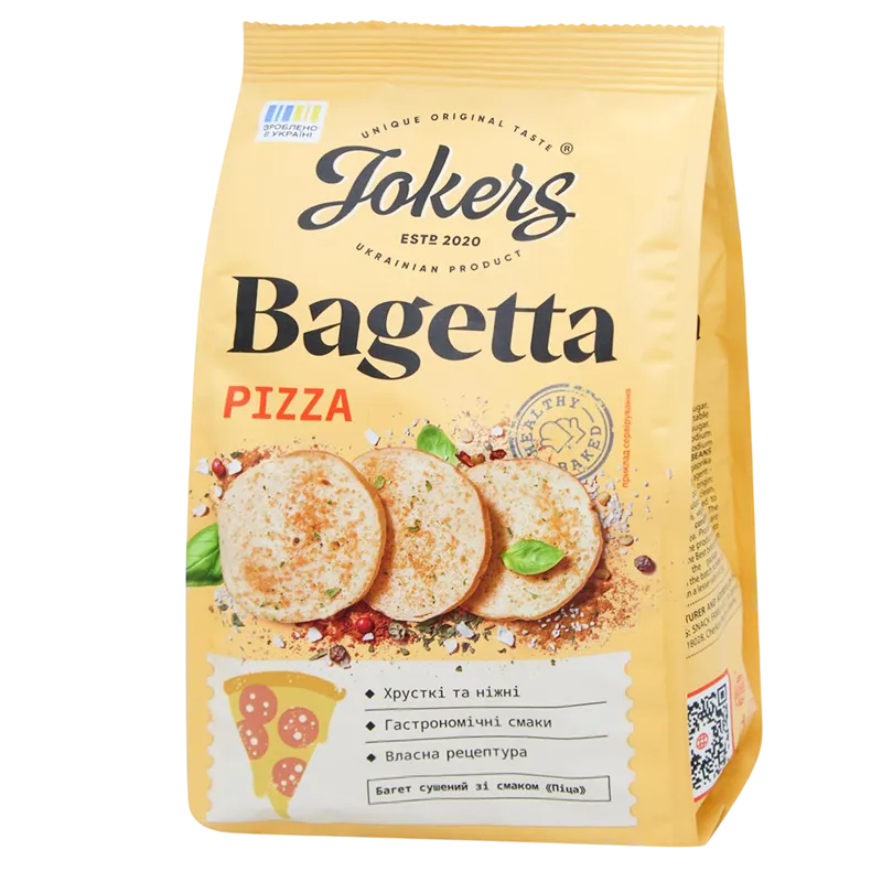 DRY BREAD RYE WHEAT W/PIZZA FLAVOR BAGETTA 18/75GR JOKERS