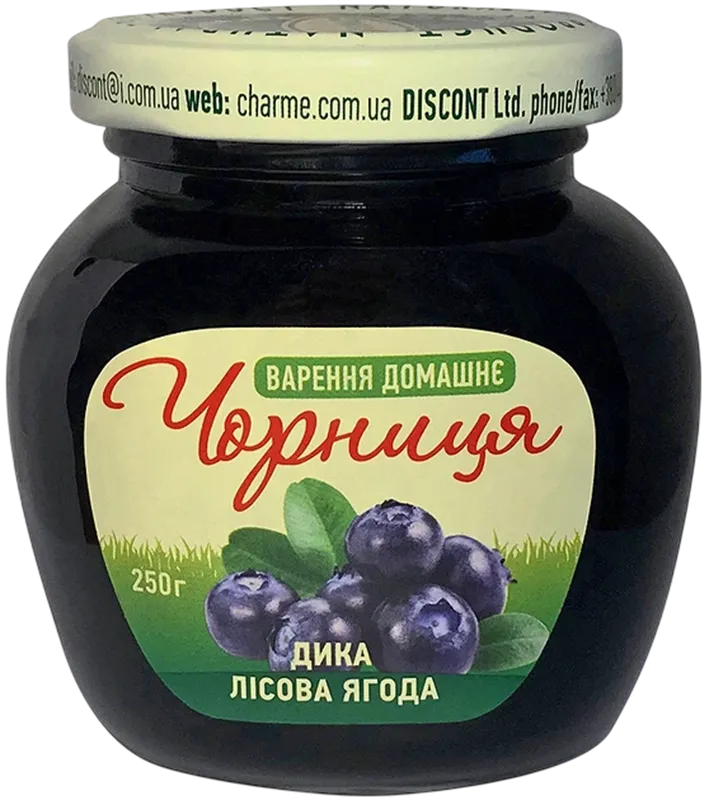 PRESERVE BLUEBERRY 12/250GR CHARME