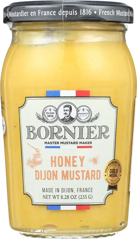 MUSTARD DIJON HONEY 6/235GR BORNIER N220325