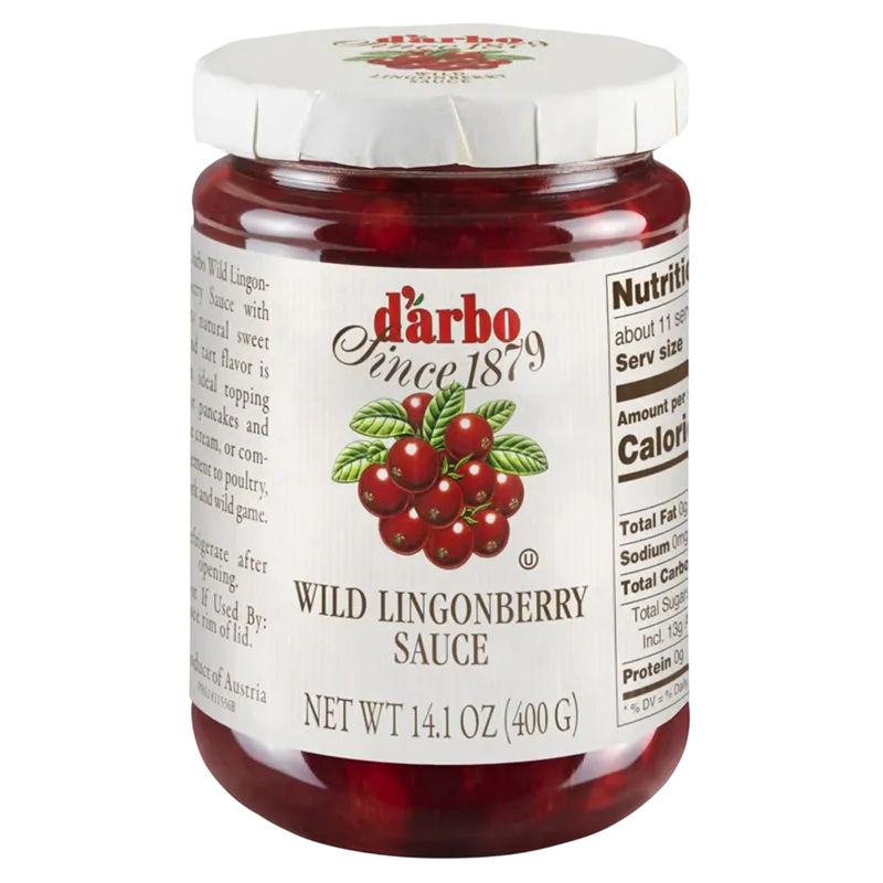 SAUCE WILD LINGONBERRY 6/400GR DARBO N02384