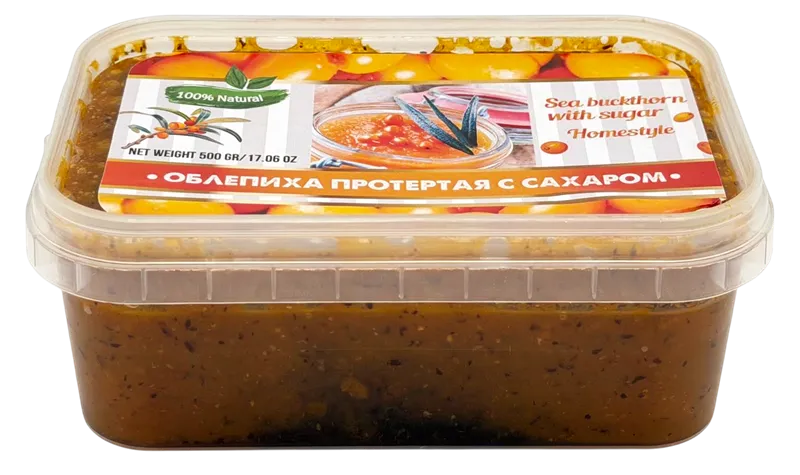 SEA BUCKTHORN W/SUGAR HOMESTYLE 15/500GR NATURE'S DELIGHT